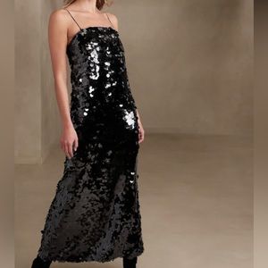 Banana Republic Glitter Maxi Dress